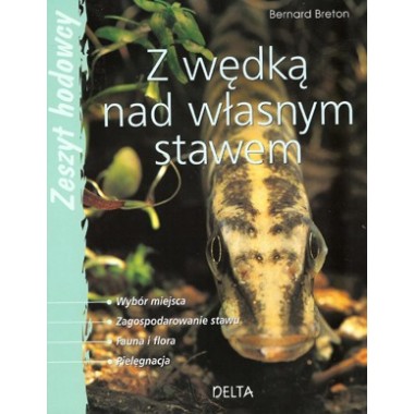 Książka z wędką nad własnym stawem Wedkarski.com
