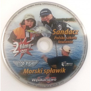 Płyta DVD Sandacz - polska szkoła łowienia + Morski spławik WMH