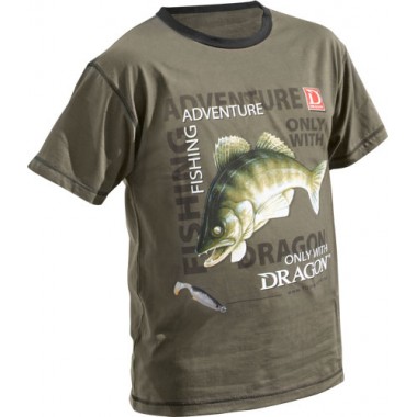 T-Shirt SANDACZ Let's Go Fishing Dragon