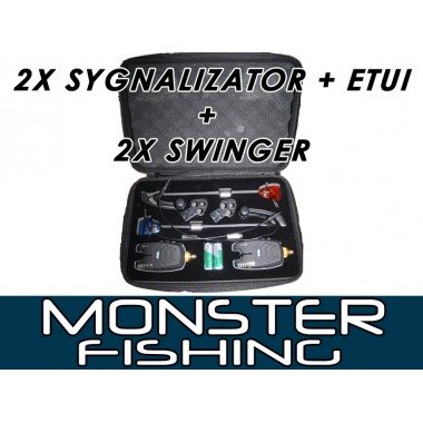 Zestaw sygnalizatorów (2X SW11 + 2x MF213)  monster fishing