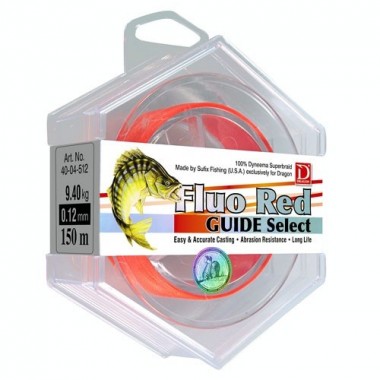 Plecionka GUIDE SELECT Fluo Red Dragon