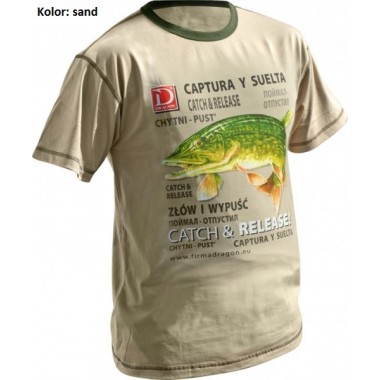 T-Shirt Szczupak Catch & Release Dragon