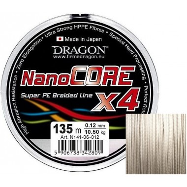 Plecionka Nano Core X4 jasnoszara Dragon