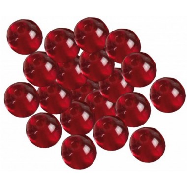 Koraliki Glass Beads czerwone Iron Claw