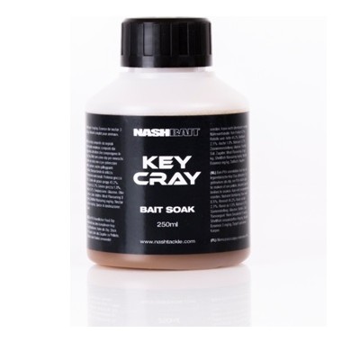 Liquid Bait Soak Key Cray 250ml NASH
