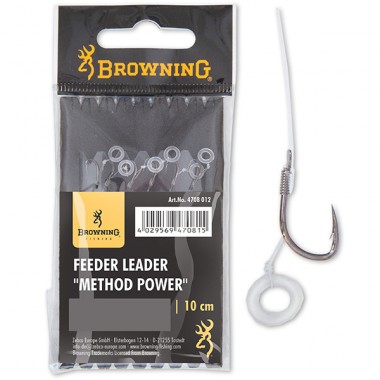 Przypon Feeder Method Power Pellet Band Browning