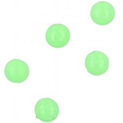 Koraliki okrągłe - Zielone Fluo