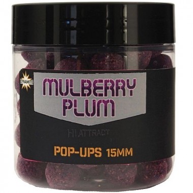 Kulki Pop-Ups Mulberry Plum Hi-Attract Foodbait Dynamite Baits