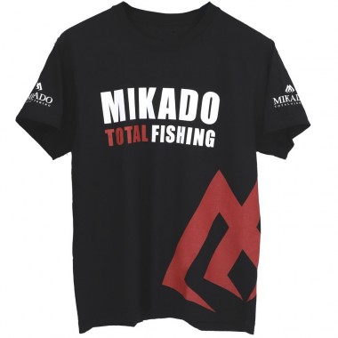 T-Shirt Total Fishing Black Mikado