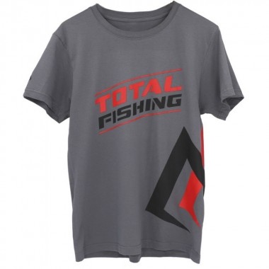 T-Shirt Total Fishing Grey Mikado