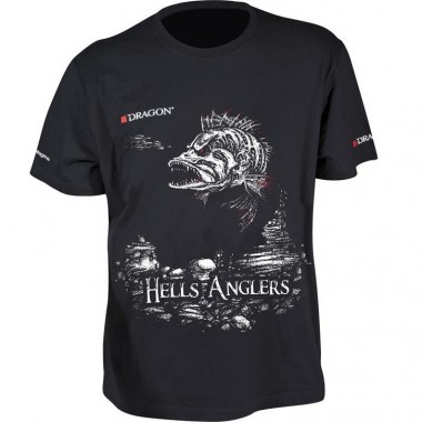 T-Shirt Hells Anglers Okoń Dragon