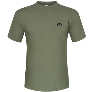 T-Shirt zielony Mikado