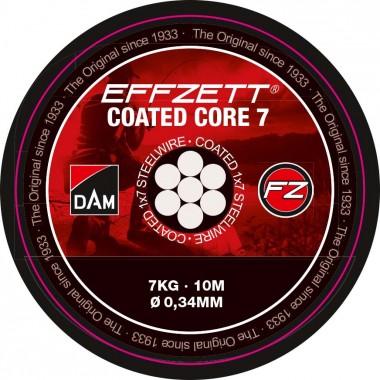 Materiał przyponowy Effzett Coated Core 7 DAM