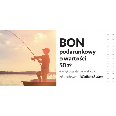 Bon podarunkowy 50 zł Wedkarski.com