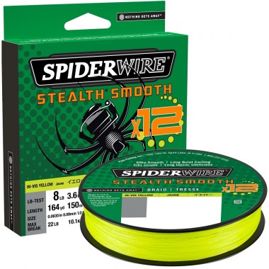 Plecionka Stealth Smooth 12 Braid Hi-Vis Yellow SpiderWire