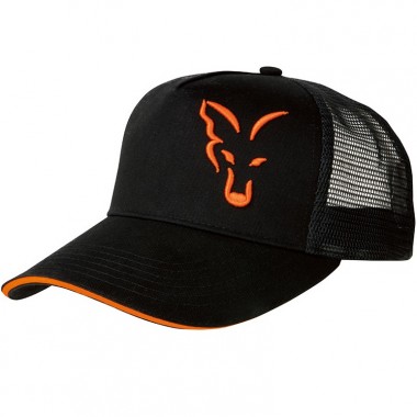 Czapka Black & Orange Trucker Cap FOX