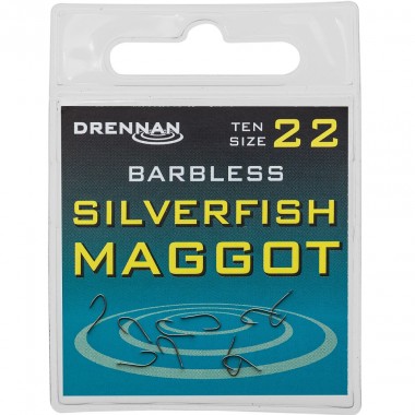 Haczyk Silverfish Maggot Barbless Drennan