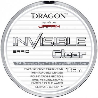 Plecionka Invisible Clear Dragon