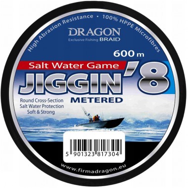 Plecionka Salt Water Game Jiggin 8 Dragon