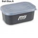 MS RANGE Pudełka na przynęty Bait Box 0,75L