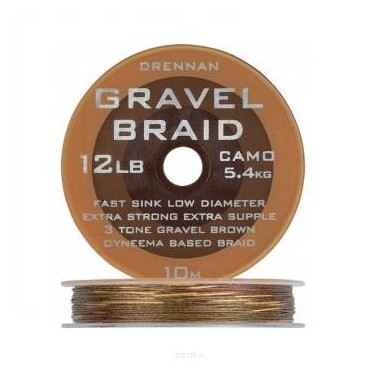Plecionka przyponowa Gravel Braid Drennan