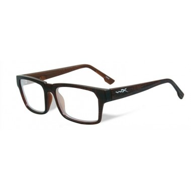 Okulary Profile przeźroczyste z matowo-brązową ramką Wiley X