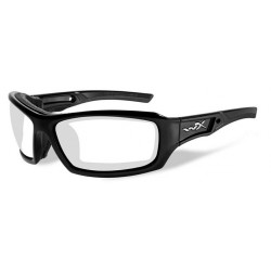 Okulary ECHO Przeźroczyste z czarną ramką