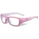 Wiley X Okulary dziecięce Flash Przeźroczyste z różową ramką