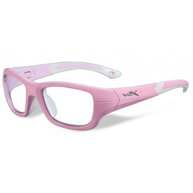 Okulary dziecięce Flash Przeźroczyste z różową ramką Wiley X