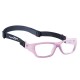 Wiley X Okulary dziecięce Flash Przeźroczyste z różową ramką
