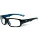 Wiley X Okulary dziecięce Gamer Przeźroczyste z błyszcząco-czarną/metaliczno-niebieską ramką