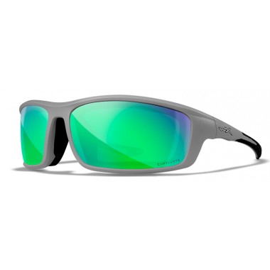 Okulary polaryzacyjne Grid Captivate Zielony Lustrzany/Matowy Szary Wiley X