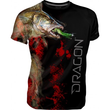 T- shirt Sandacz - Czarny Dragon