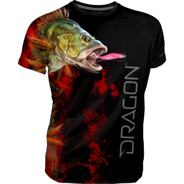 T-shirt Okoń - Czarny Dragon