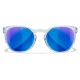 Wiley X Okulary polaryzacyjne Covert Captivate Niebieskie Lustro /  Błyszczący Kryształ - Jasny Szafir