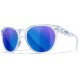 Wiley X Okulary polaryzacyjne Covert Captivate Niebieskie Lustro /  Błyszczący Kryształ - Jasny Szafir