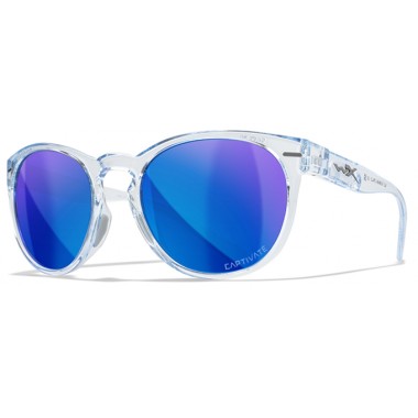 Okulary polaryzacyjne Covert Captivate Niebieskie Lustro /  Błyszczący Kryształ - Jasny Szafir Wiley X