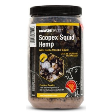 Ziarna w zalewie - Konopie Scopex Squid 2,5 l NASH