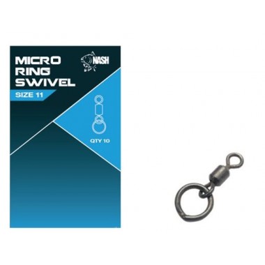 Krętlik Micro Ring Swivel Size 11 NASH