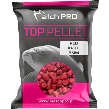 Pellet TOP Red Krill Drilled 700 g Match Pro
