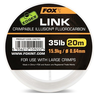 Materiał przyponowy Link Illusion Fluorocarbon Edges FOX