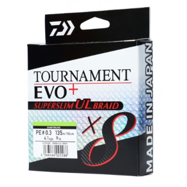 Plecionka Tournament X8 EVO+ Superslim UL / Chartreuse Daiwa