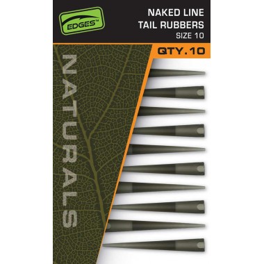 Nasadki EDGES Naturals Naked Line Lead Clip Tail Rubbers FOX