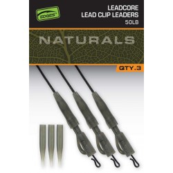 Przypony EDGES Naturals Leadcore Power Grip Lead Clip Leaders