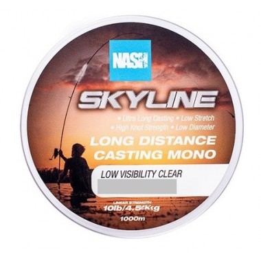 Żyłka rzutowa Skyline Mono Low Visibility Clear NASH